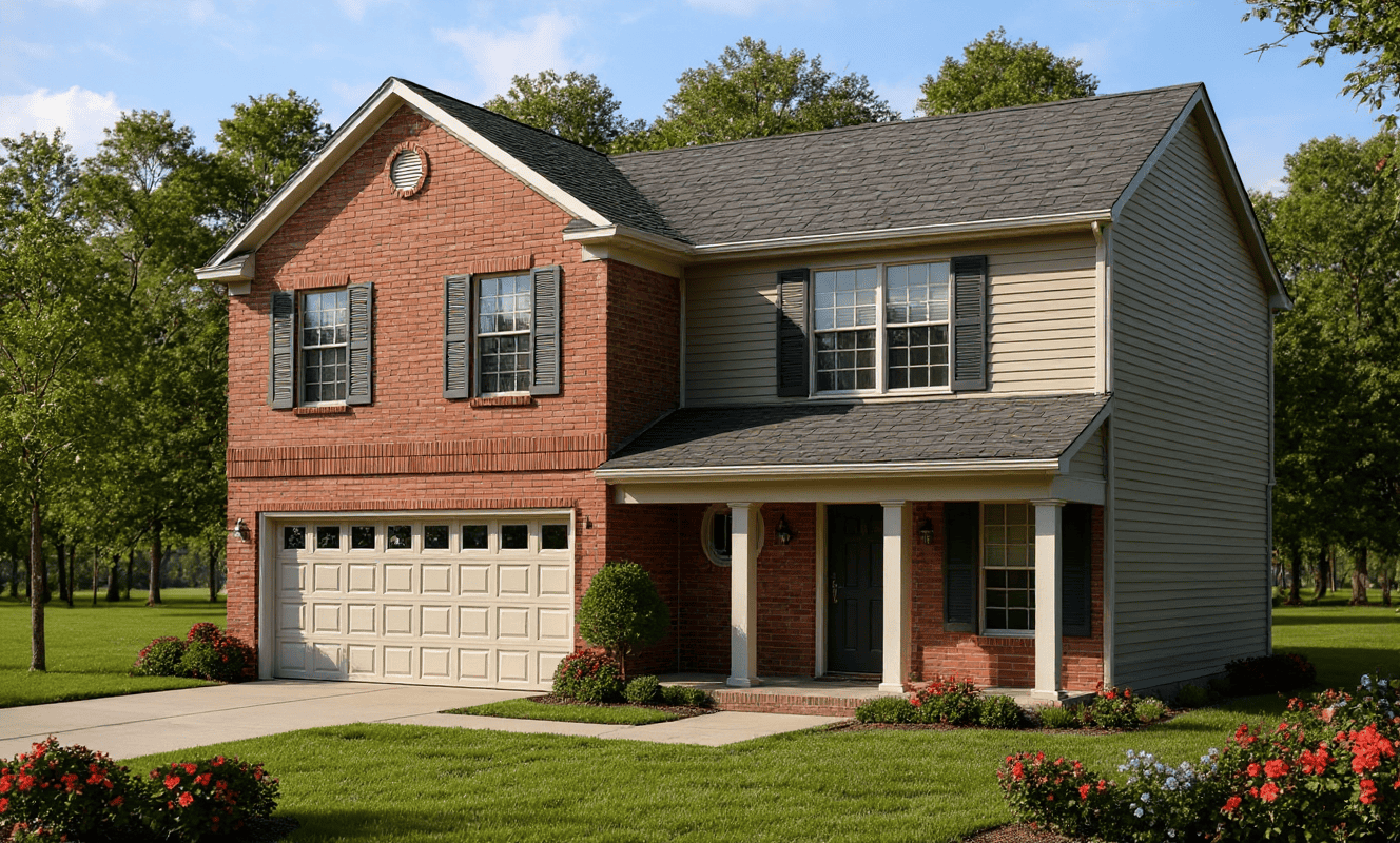 4-Bedroom, 1771 Sq Ft Country House Plan - 153-1291 - Front Exterior