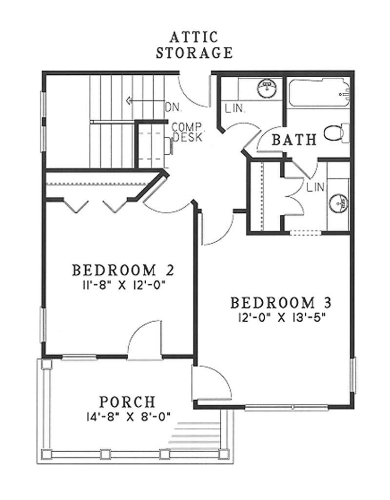 Upper Level Floor Plan