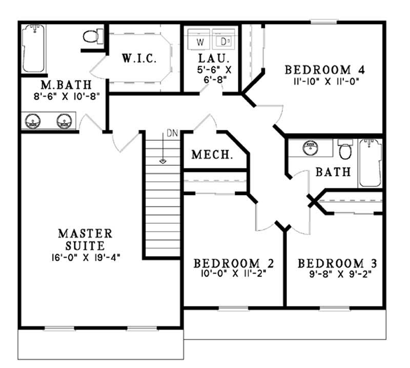 Upper Level Floor Plan