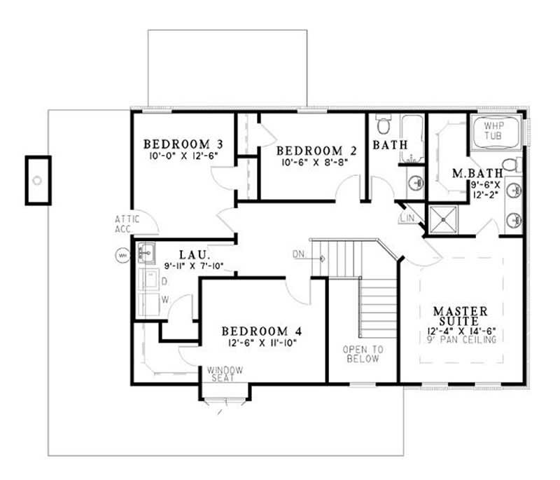 Upper Level Floor Plan