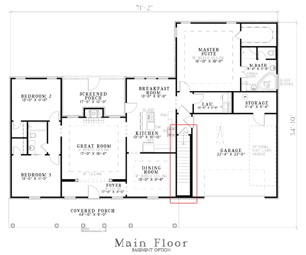 Floor Plan Main Level