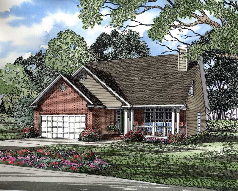 3-Bedroom, 2078 Sq Ft Craftsman House Plan - 153-1447 - Front Exterior