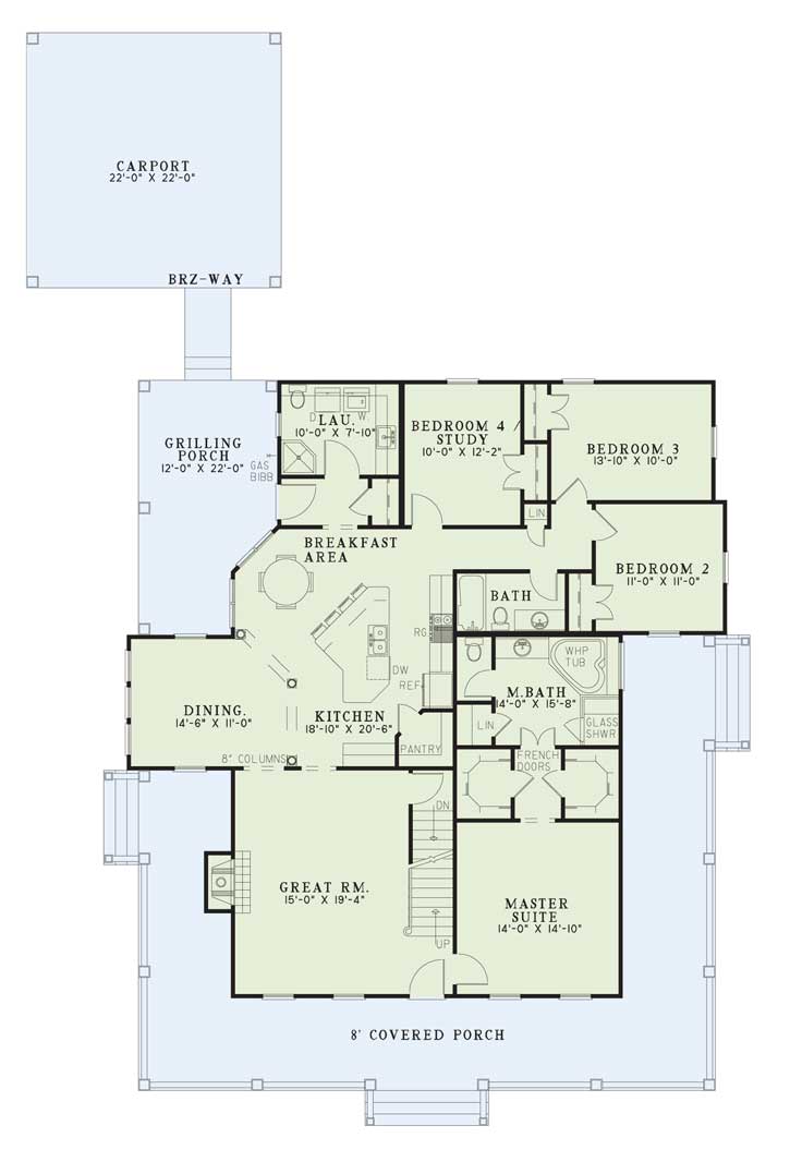 Floor Plan Main Level