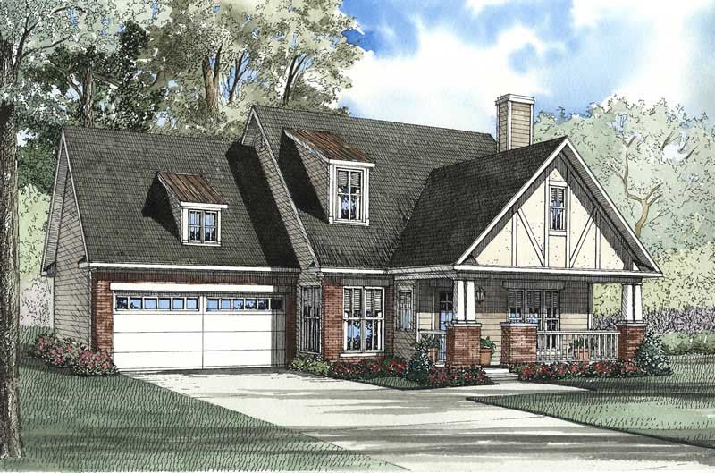 3-Bedroom, 1906 Sq Ft Craftsman Home Plan - 153-1486 - Main Exterior