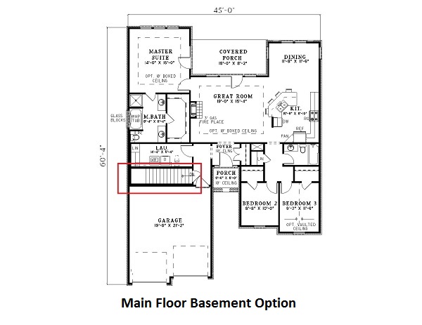 Floor Plan Main Level