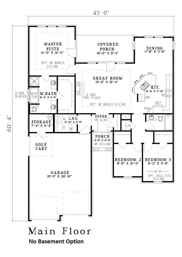 Floor Plan Main Level