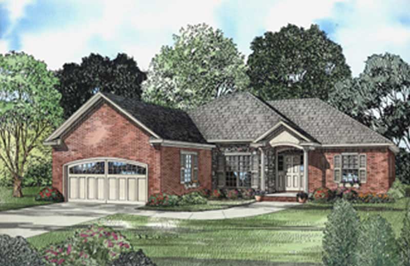 3-Bedroom, 1708 Sq Ft European Home Plan - 153-1509 - Main Exterior