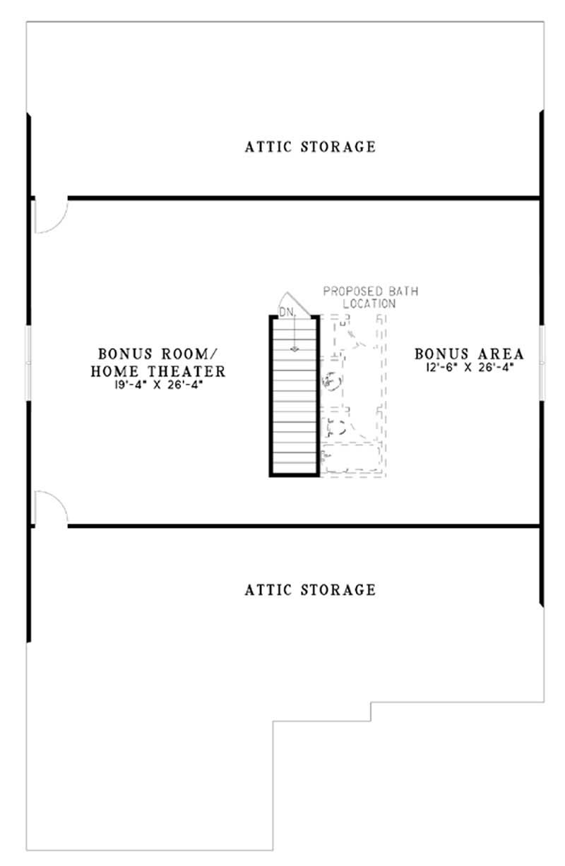 Bonus Room Plan
