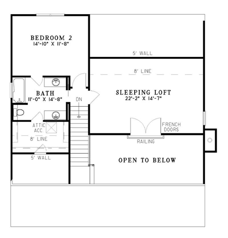 Upper Level Floor Plan