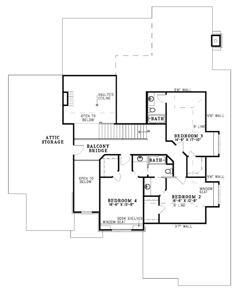 Upper Level Floor Plan
