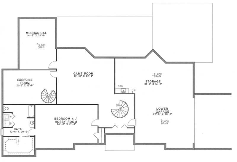 Lower Level Floor Plan