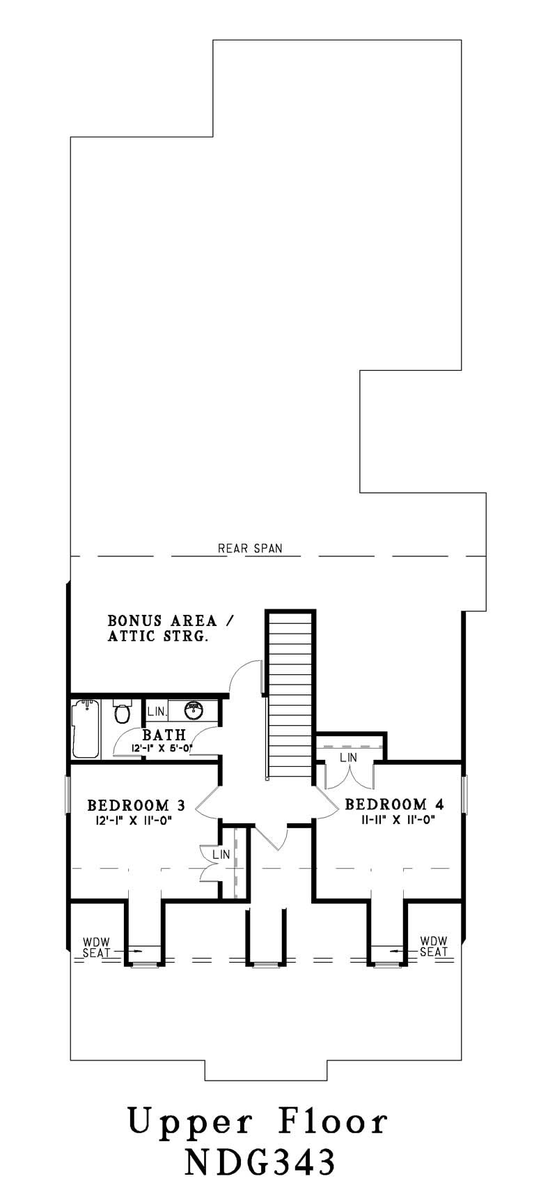 Floor Plan Second Story