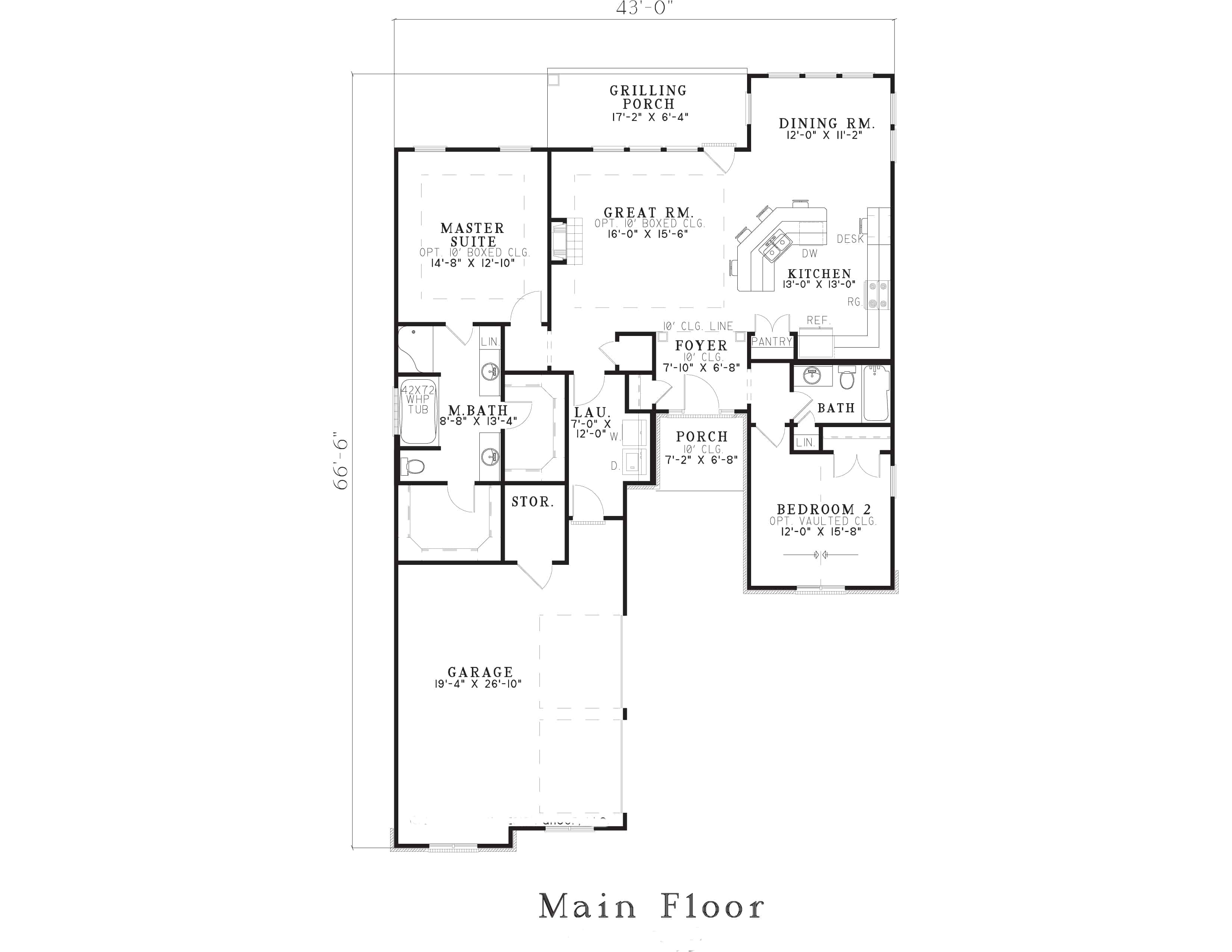 Floor Plan First Story