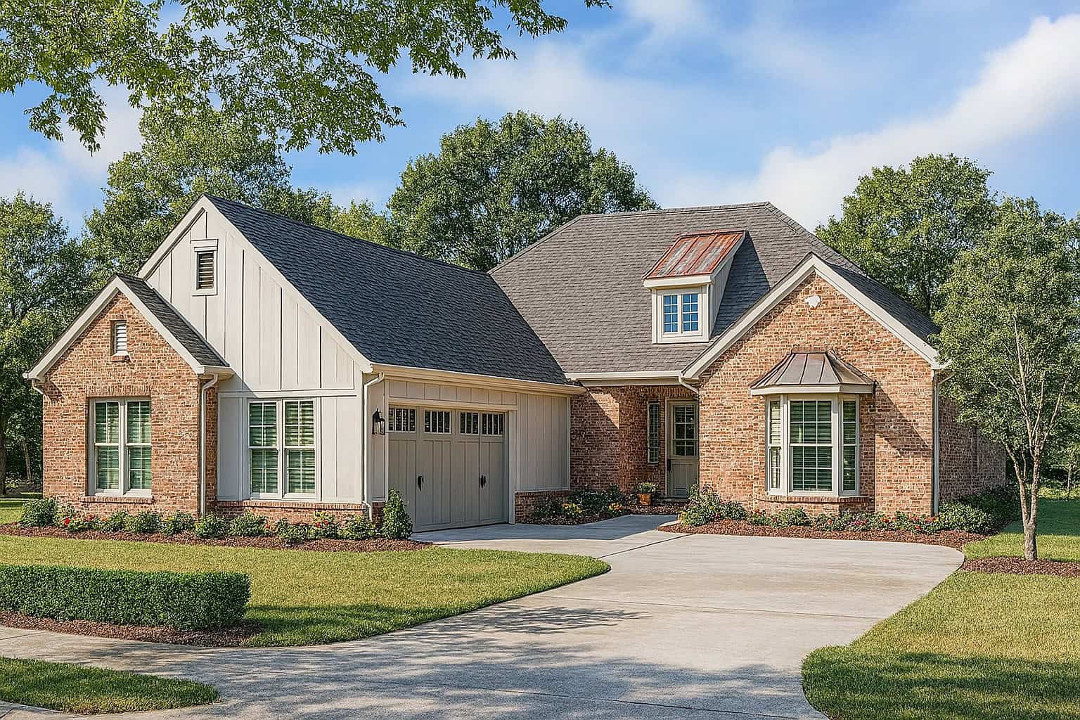 2-Bedroom, 1474 Sq Ft Craftsman Home Plan - 153-1571 - Main Exterior