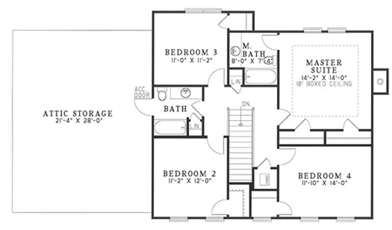 Upper Level Floor Plan