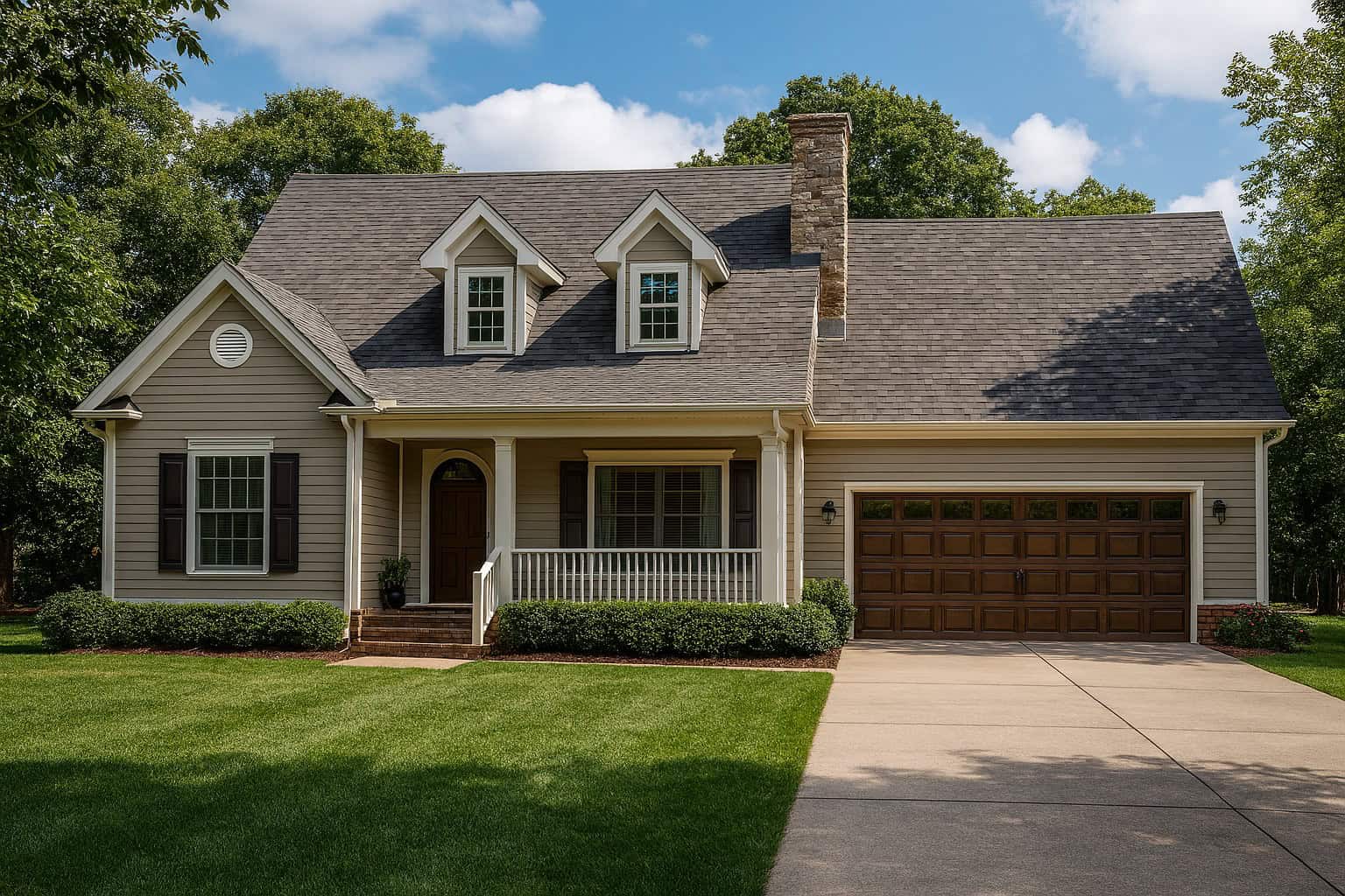 3-Bedroom, 1777 Sq Ft Country Home Plan - 153-1592 - Main Exterior