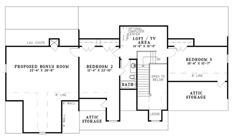 Upper Level Floor Plan