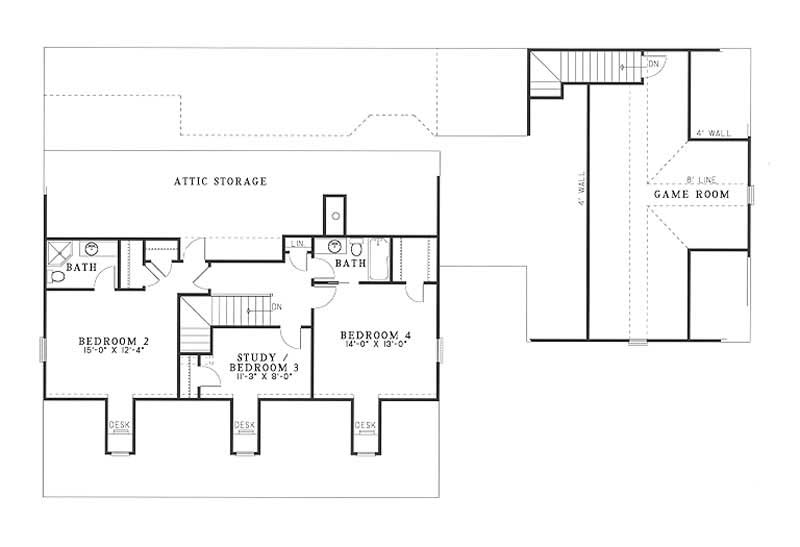 Upper Level Floor Plan
