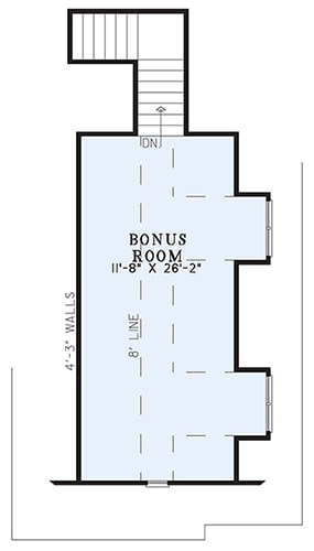 Floor Plan Bonus Room