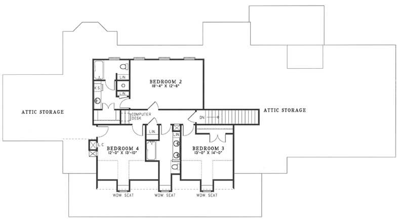 Upper Level Floor Plan