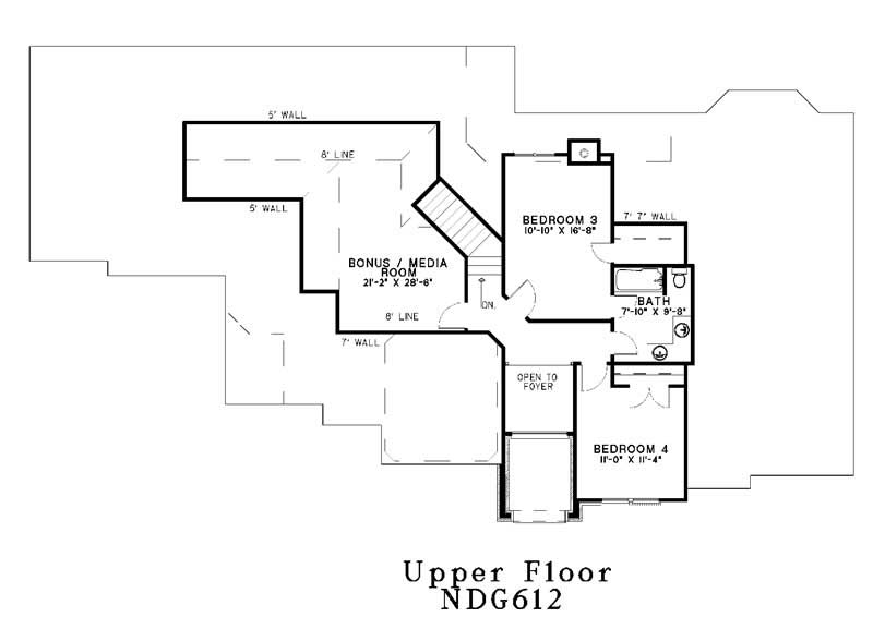Upper Level Floor Plan