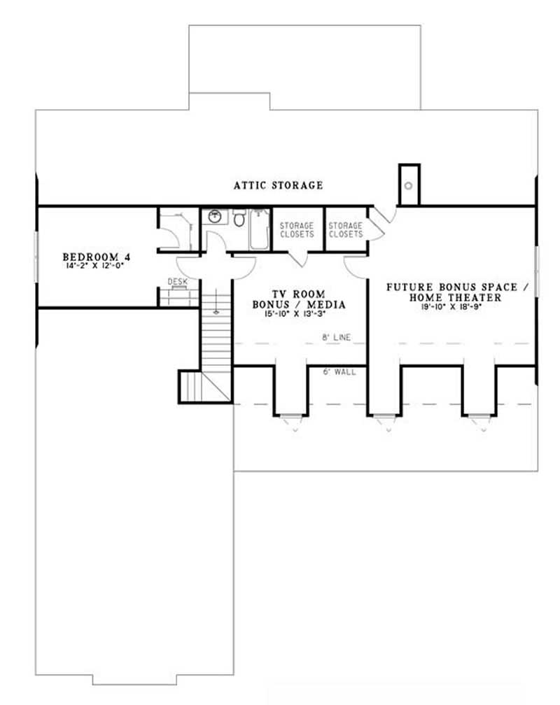 SECOND FLOOR PLAN