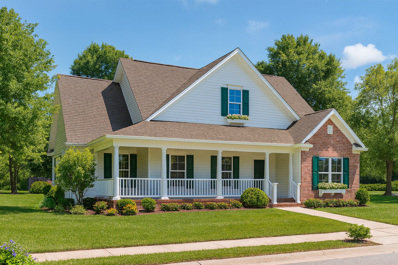 3-Bedroom, 2297 Sq Ft Country Home Plan - 153-1698 - Main Exterior