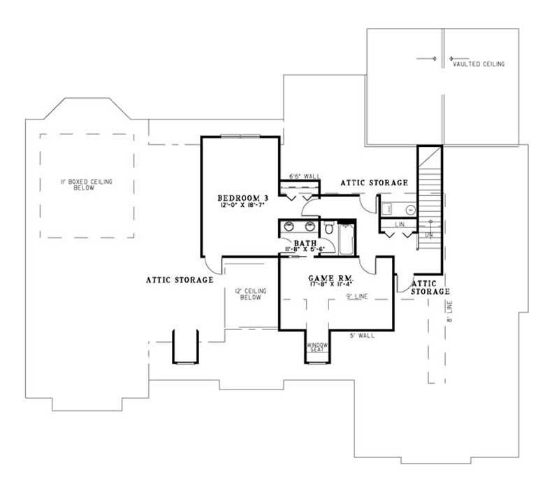 FLOOR PLAN SECOND STORY