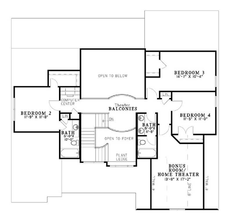 FLOOR PLAN SECOND STORY