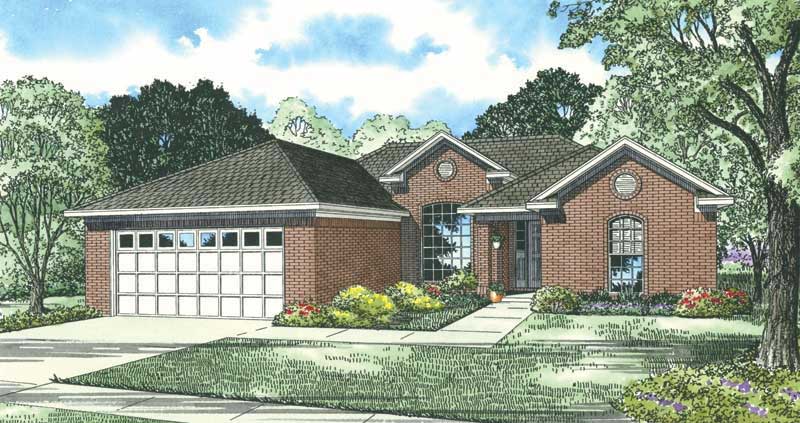 4-Bedroom, 2070 Sq Ft Contemporary House Plan - 153-1734 - Front Exterior