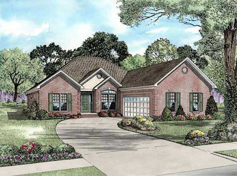3-Bedroom, 2413 Sq Ft European House Plan - 153-1745 - Front Exterior