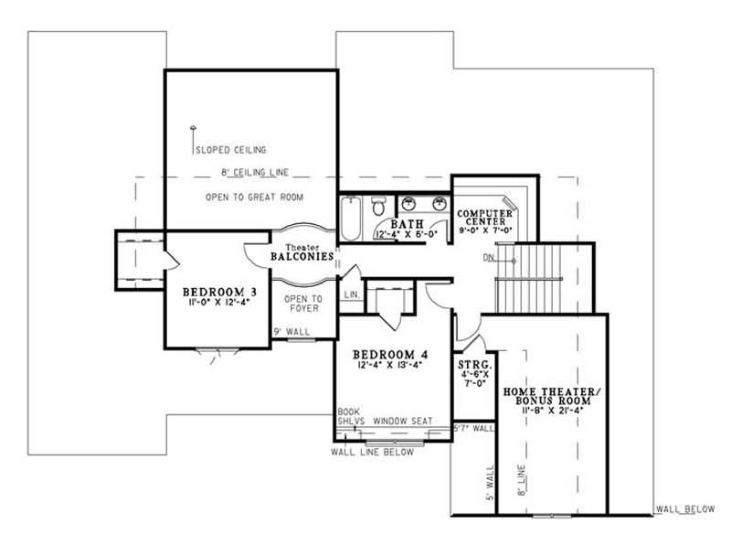 FLOOR PLAN SECOND STORY & Bonus Area
