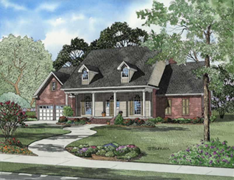 3-Bedroom, 2422 Sq Ft Cape Cod Home Plan - 153-1760 - Main Exterior