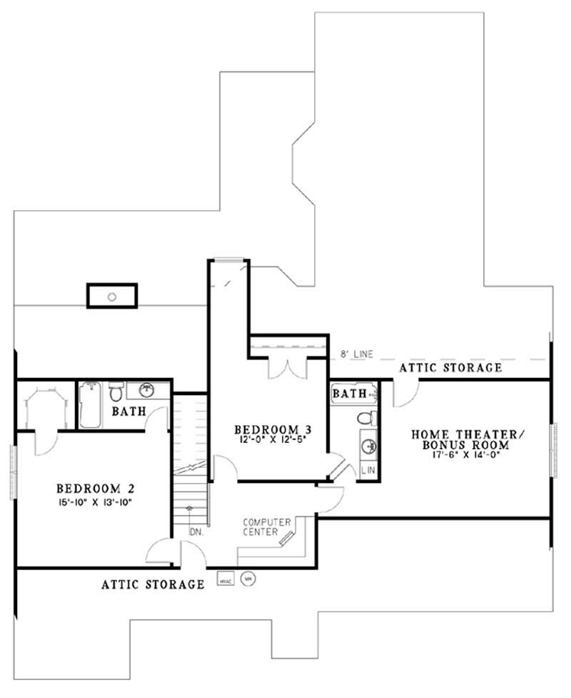 SECOND FLOOR PLAN