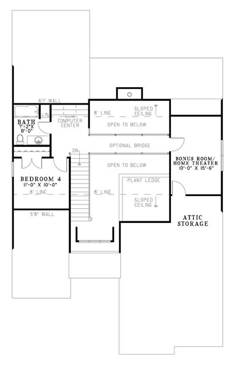 SECOND FLOOR PLAN