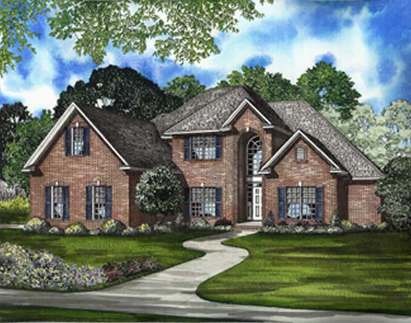 4-Bedroom, 2973 Sq Ft European House Plan - 153-1774 - Front Exterior