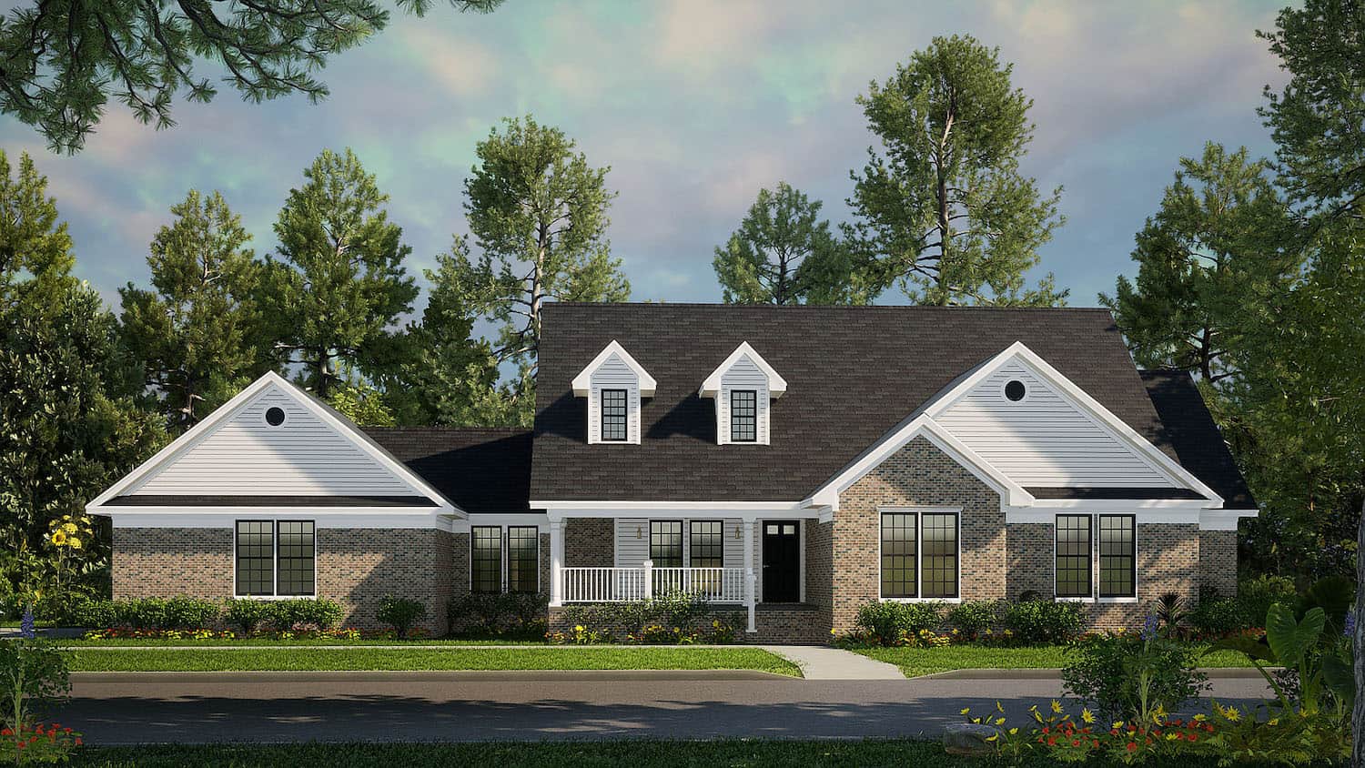 3-Bedroom, 1853 Sq Ft Country Home - Plan #153-1779 - Main Exterior
