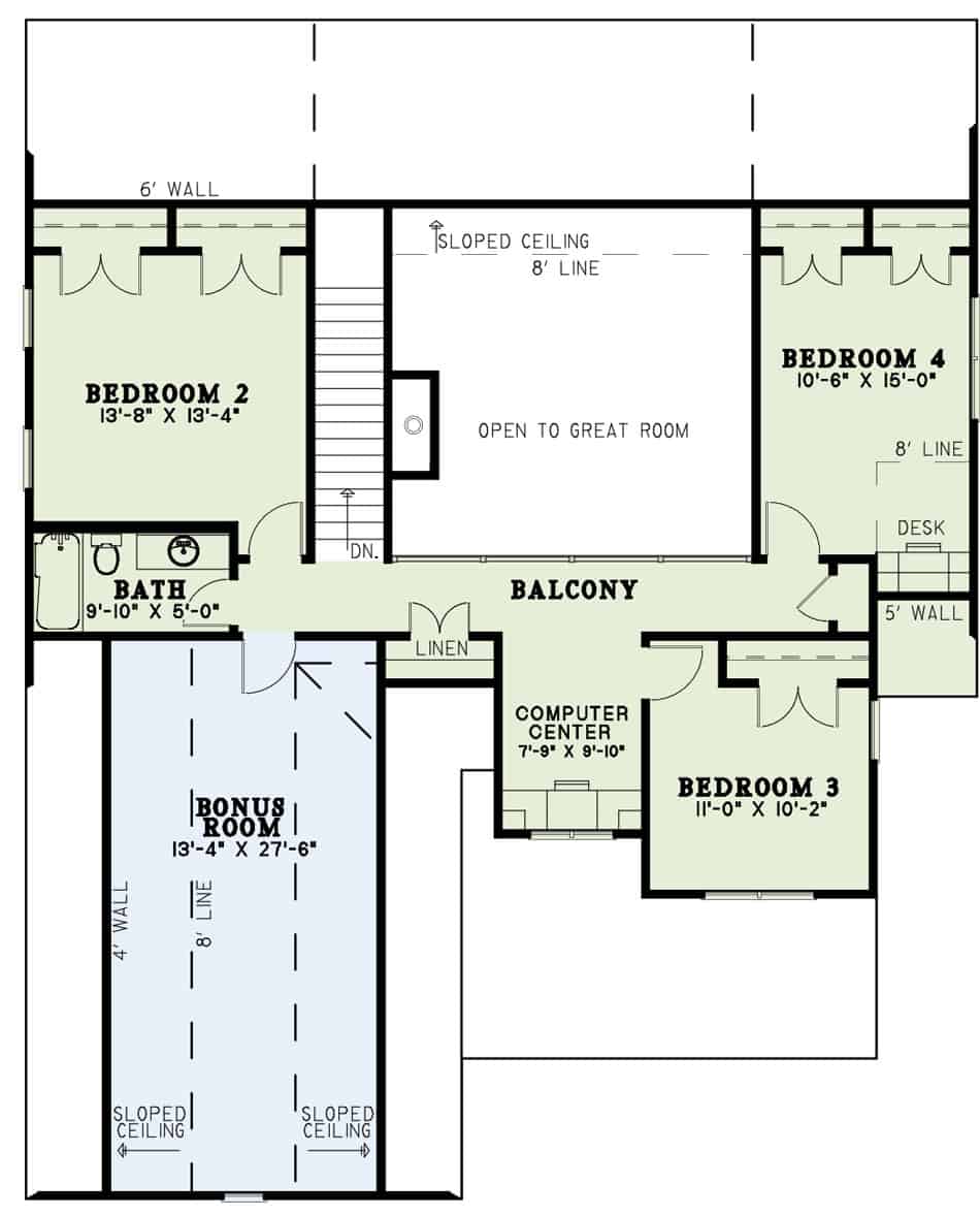 Floor Plan Upper Level