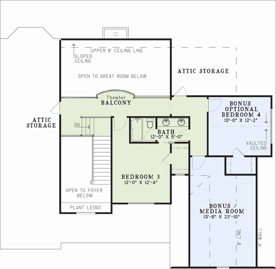 Floor Plan Second Story