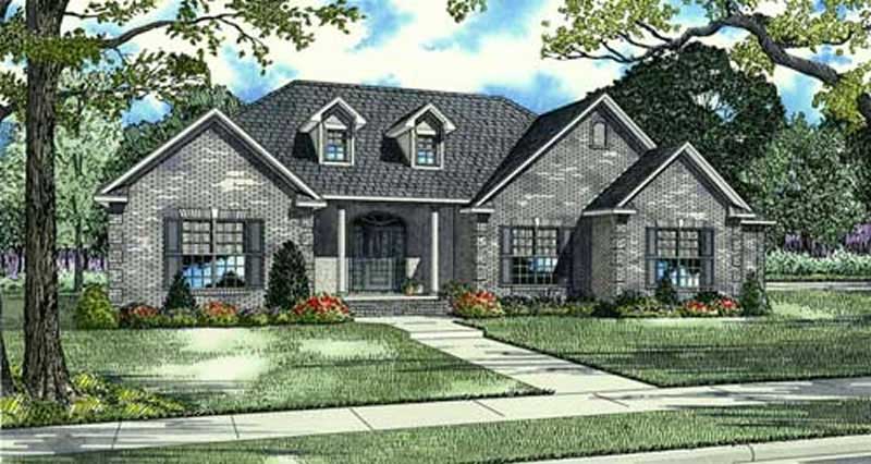 4-Bedroom, 2846 Sq Ft Country House Plan - 153-1787 - Front Exterior