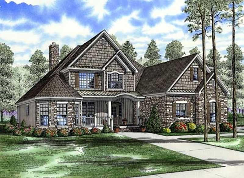 4-Bedroom, 2852 Sq Ft Craftsman House Plan - 153-1798 - Front Exterior