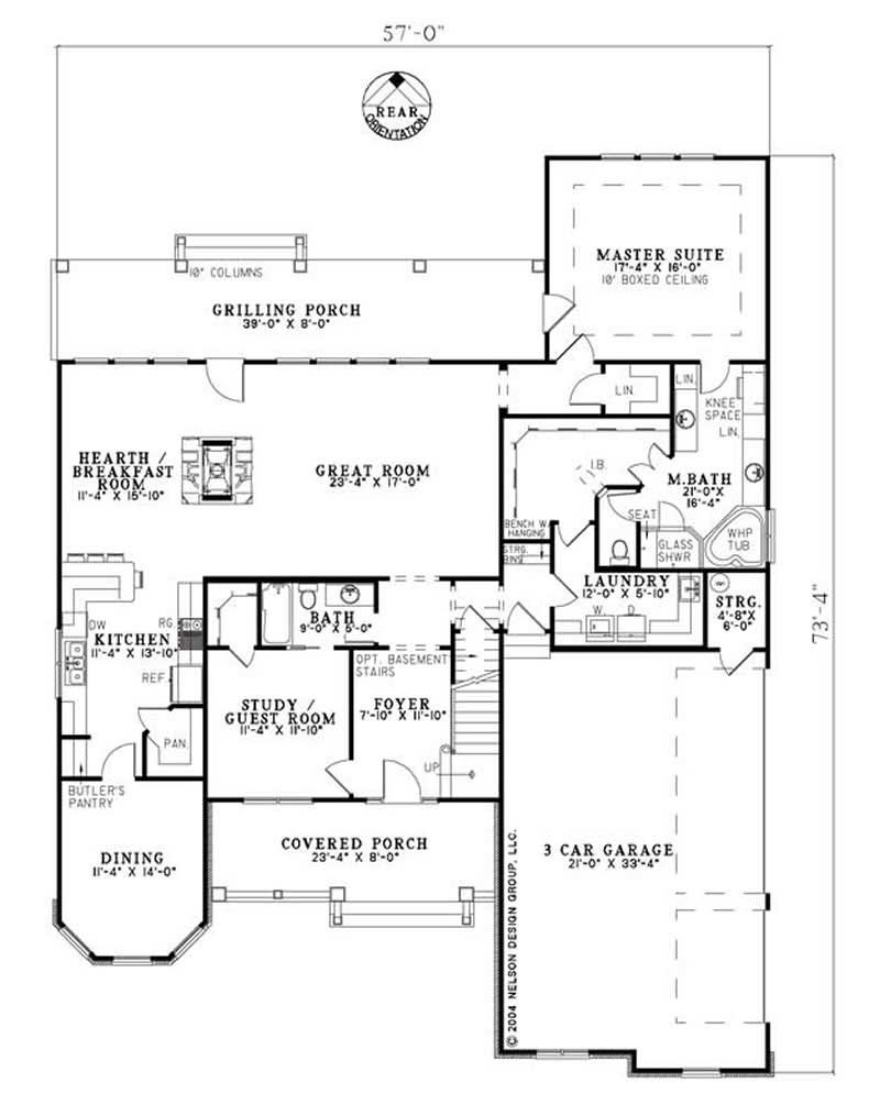 MAIN LEVEL FLOOR PLAN