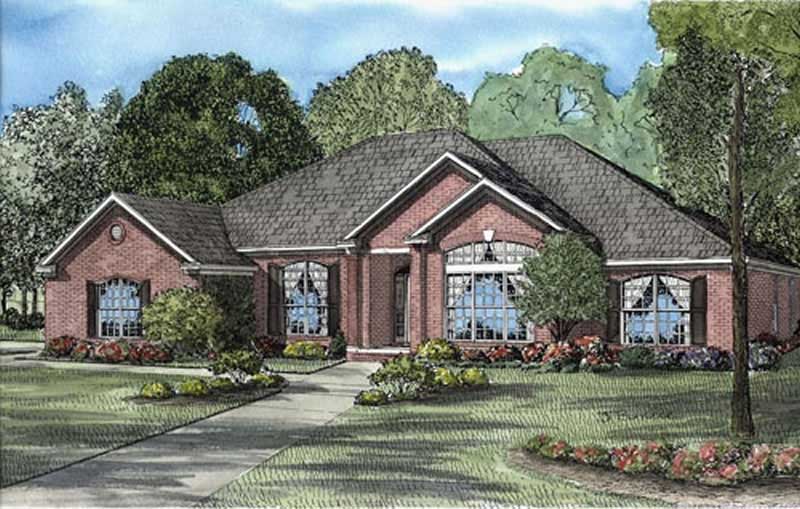 4-Bedroom, 2671 Sq Ft European Home Plan - 153-1815 - Main Exterior