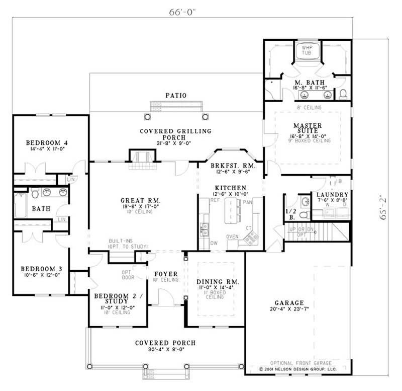 MAIN LEVEL FLOOR PLAN