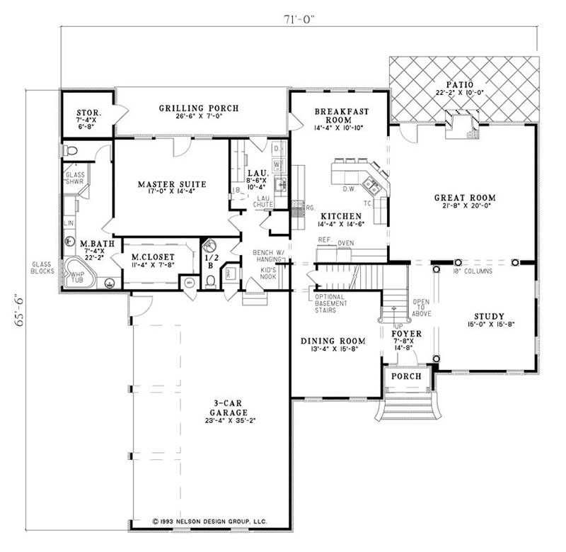 MAIN LEVEL FLOOR PLAN