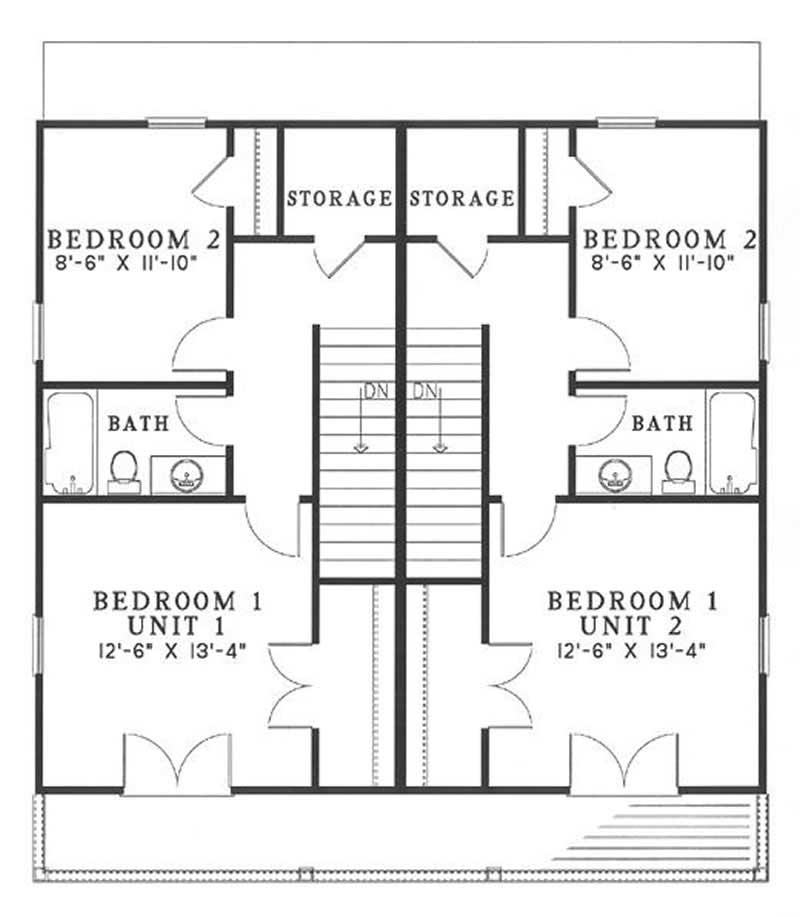 SECOND LEVEL FLOOR PLAN