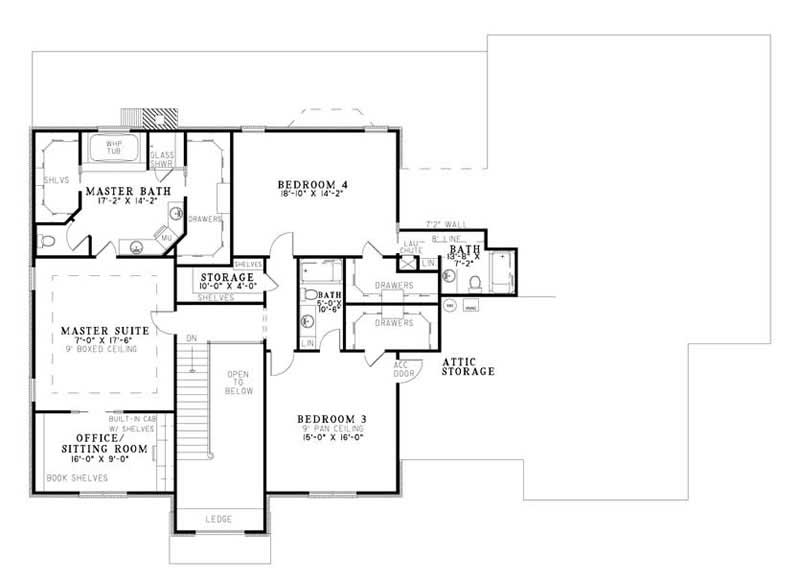 SECOND LEVEL FLOOR PLAN