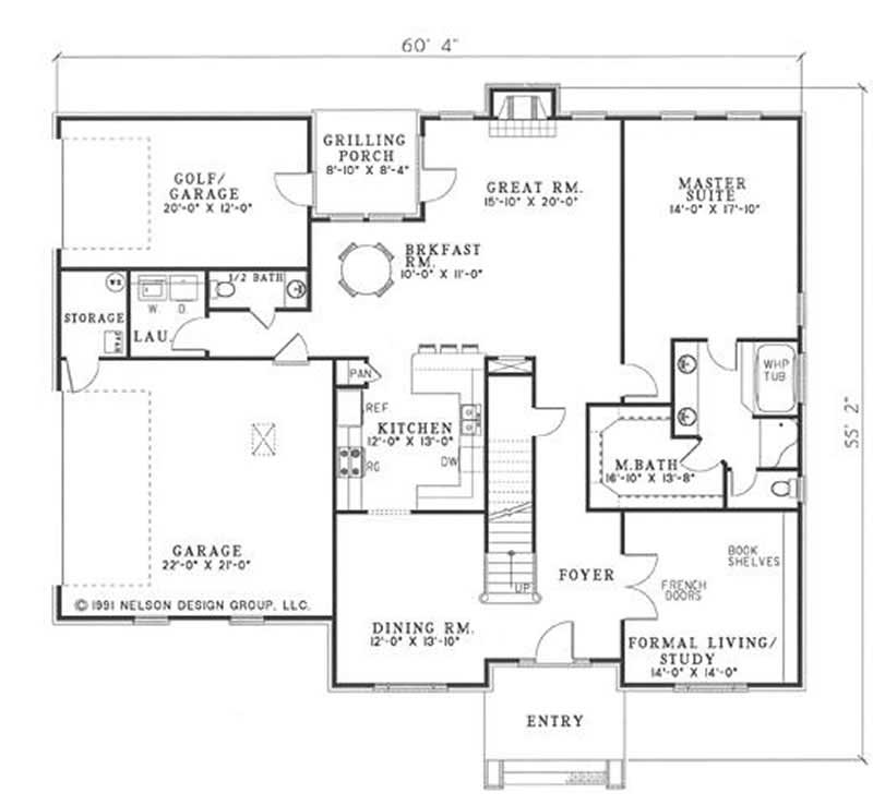 Main Level Floor Plan