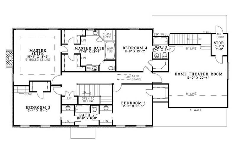 SECOND LEVEL FLOOR PLAN