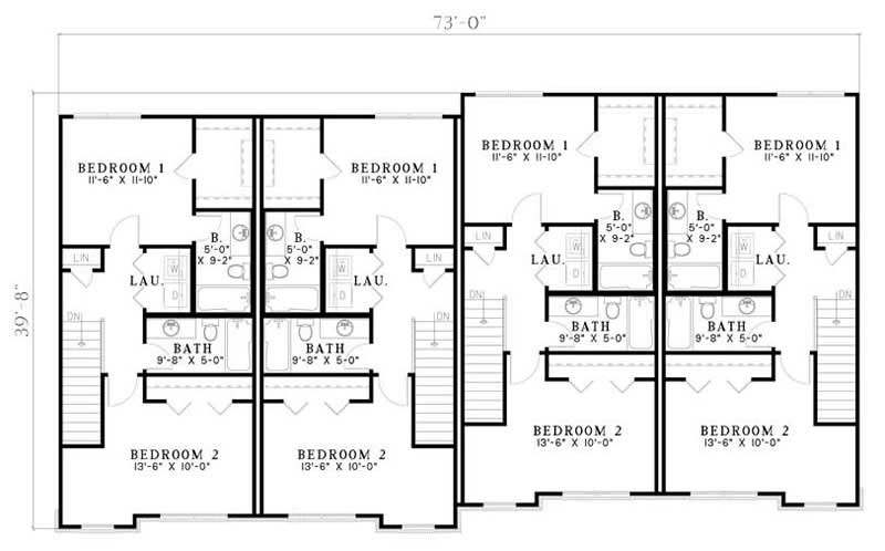 SECOND LEVEL FLOOR PLAN